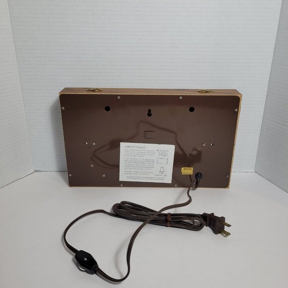 *SOLD* Heineken Beer Imported 12 Inch Backlit 1970 Wood Sign Tavern Trove Tested - Picture 5 of 11